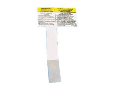 Dodge 68000202AA LABEL Air Bag Warning