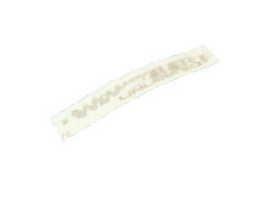 Jeep 6DZ07RXFAB DECAL Front Fender Wrangler Unlimited