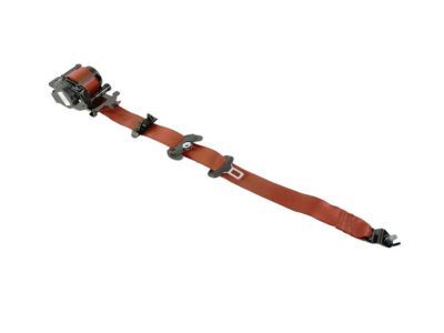 Mopar 1HZ061R5AI Lap & Shoulder Belt, Red, Front Outer Passenger Side