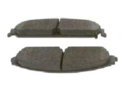 Dodge 5142558AB PAD KIT Front Disc Brake Includes Clips
