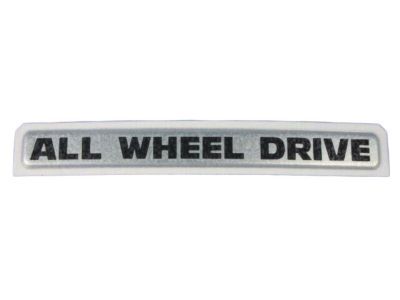 Dodge 4857723AA NAMEPLATE All Wheel Drive
