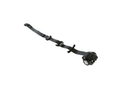 Mopar 6DR28DX9AA Lap & Shoulder Belt, Black/Gray, Front Passenger Side