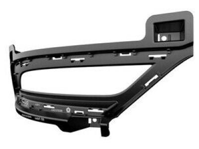 Mopar 68227212AB Fog Lamp Bezel, Front Passenger Side