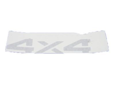 Dodge 5DV76TA1 DECAL 4 x 4