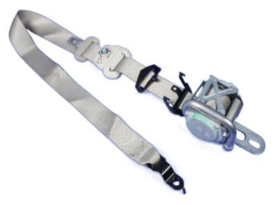 Mopar 1EU001D1AC Lap & Shoulder Belt, Light Gray, Front Outer Passenger Side