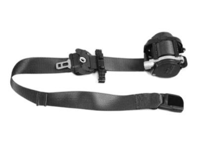 Mopar 6DR29DX9AC Lap & Shoulder Belt, Black/Gray, Front Outer Driver Side