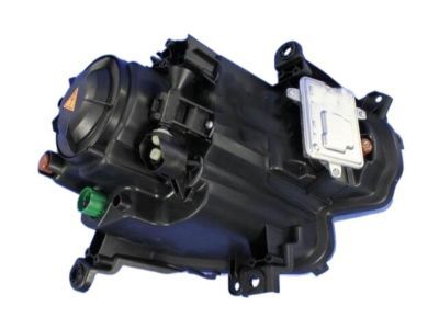 Mopar 68102849AG Headlamp Assembly, Black Bezel, Front Driver Side