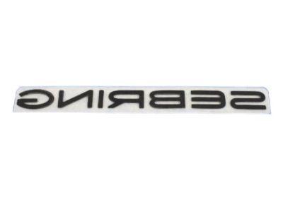 Chrysler 4805552AA NAMEPLATE Sebring