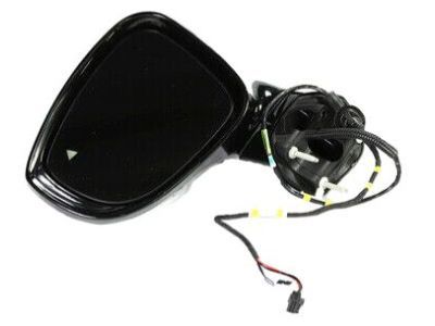 Mopar 5RM15AXRAE Power Mirror, Black Crystal, Front Driver Side