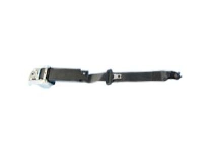 Mopar 6AR16DX9AA Lap & Shoulder Belt, Black, Rear Center