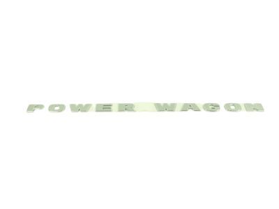 Ram 68026756AA NAMEPLATE Tailgate Power Wagon