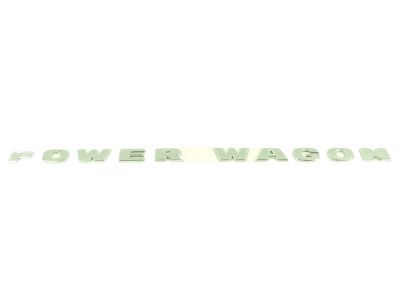 Ram 68026756AA NAMEPLATE Tailgate Power Wagon