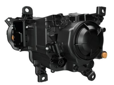 Mopar 68102846AE Headlamp Assembly, Black Bezel, Front Passenger Side