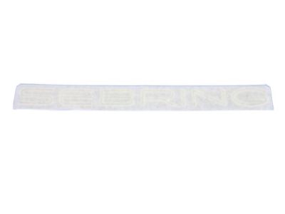 Mopar 5152004AA Nameplate, Rear