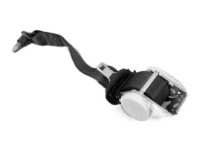 Mopar 1SV69DX9AC Lap & Shoulder Belt, Black/Gray, Rear Driver Side