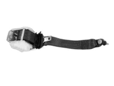 Mopar 1SV69DX9AC Lap & Shoulder Belt, Black/Gray, Rear Driver Side