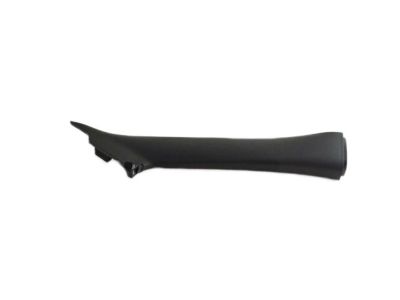 Mopar 1XW54DX9AD Windshield Pillar Trim, Black
