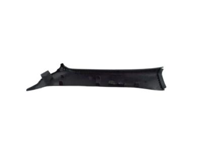 Mopar 1XW54DX9AD Windshield Pillar Trim, Black