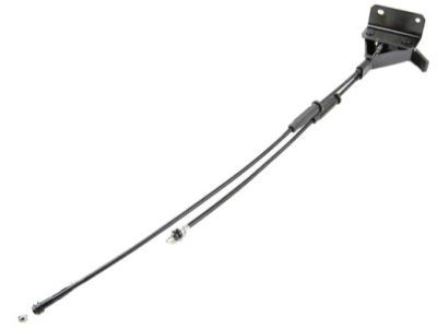 Dodge 4709049AB HANDLE AND CABLE Hood Release