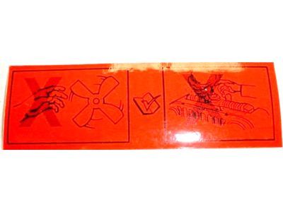 Jeep J3234806 LABEL, Fan