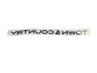 Dodge 5113297AA NAMEPLATE Liftgate Town and Country