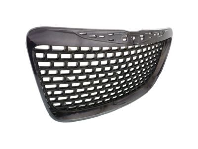 Mopar 1SF04SZRAA Grille, Black, Front Upper