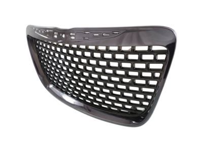 Mopar 1SF04SZRAA Grille, Black, Front Upper