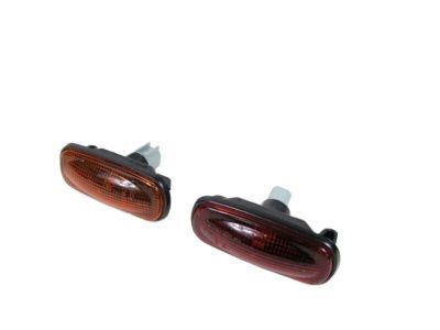 Mopar 55077458AA Side Marker Lamp, Red, Rear