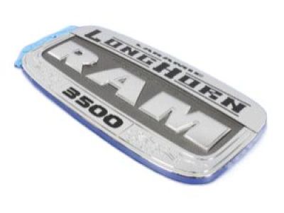 Ram 68087887AA NAMEPLATE Front Door Laramie Longhorn 3500