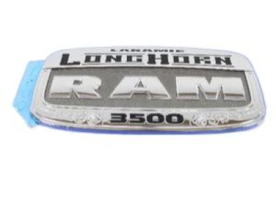 Ram 68087887AA NAMEPLATE Front Door Laramie Longhorn 3500