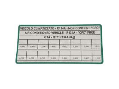 Mopar 68233529AA A/C Label