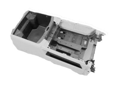 Mopar 1NN14DX9AB Console Base, Black/Gray, Center