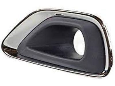 Mopar 68143078AB Fog Lamp Bezel, Gloss Black, Front Passenger Side