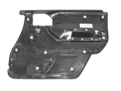 Jeep 1QJ37DX9AG PANEL Front Door Trim