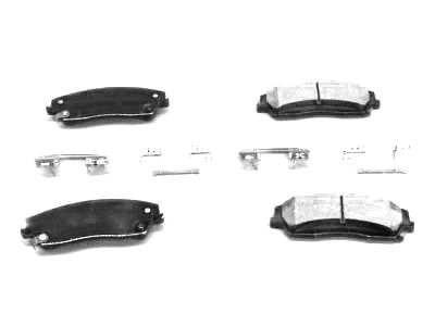 Dodge 2AMV3001AA PAD KIT Front Disc Brake Contains Pads and Slippers