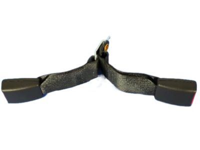 Mopar 1BY491DVAB Buckle End, Dark Gray, Rear Inner