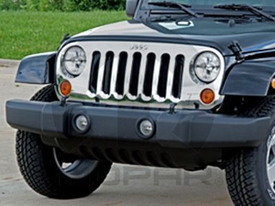 Jeep 82210558AD GRILLE KIT Chrome Applique