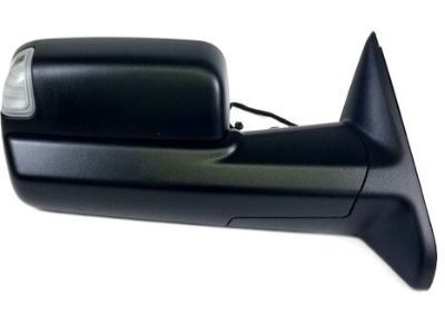 Mopar 68412786AC Power Mirror, Black, Front Passenger Side