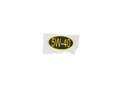Ram 68358365AA LABEL Engine Oil Cap