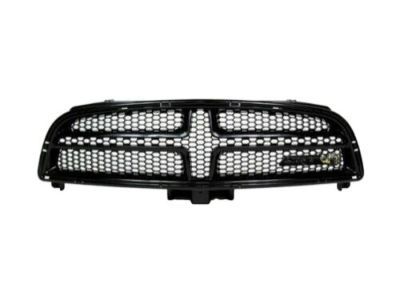 Mopar 1VE09DX8AA Grille, Black, Front Upper