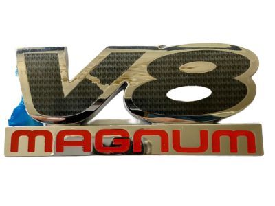 Dodge 55296307AB NAMEPLATE Door V8 MAGNUM