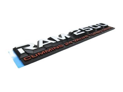Dodge 55295313AC NAMEPLATE Front Fender Ram 2500 Cummins