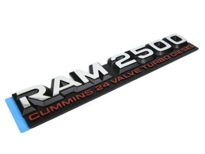 Dodge 55295313AC NAMEPLATE Front Fender Ram 2500 Cummins