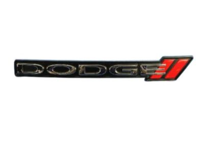 Dodge 68159580AA NAMEPLATE Dodge With Stripes