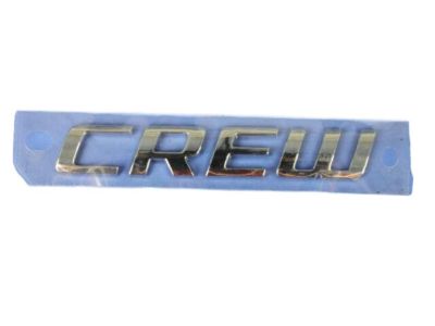 Ram 68086444AA NAMEPLATE Crew