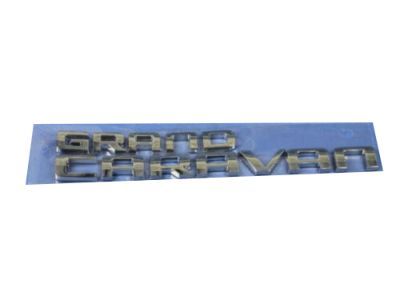 Ram 68087121AA NAMEPLATE Grand Caravan
