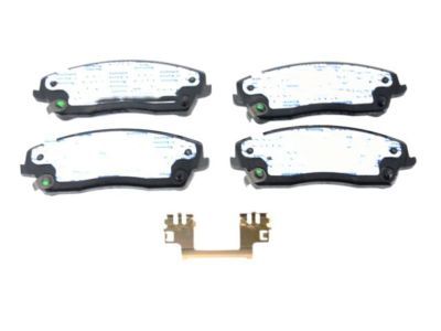 Dodge 5174001AC PAD KIT Front Disc Brake Contains 4 Pads and Slippers