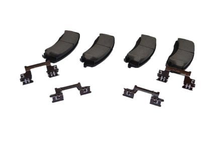 Dodge 5174001AC PAD KIT Front Disc Brake Contains 4 Pads and Slippers