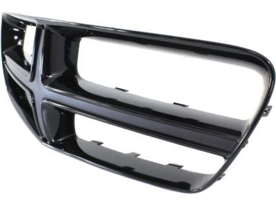 Mopar 68142922AA Grille Surround, Gloss Black, Front