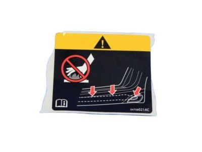 Dodge 4708021AC LABEL Exhaust Warning